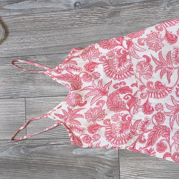 BOGO!! Jessica Simpson Paisley Floral Wide Leg Romper Size Small - Picture 2 of 5